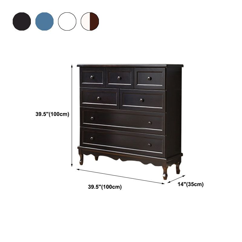 Traditional Wood Dresser Bedroom Storage Chest Dresser with Drawer