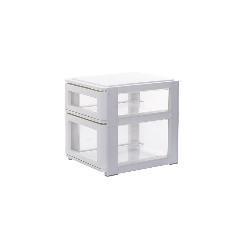 Contemporary Cabinet Plastic Vertical File Cabinet with Drawers