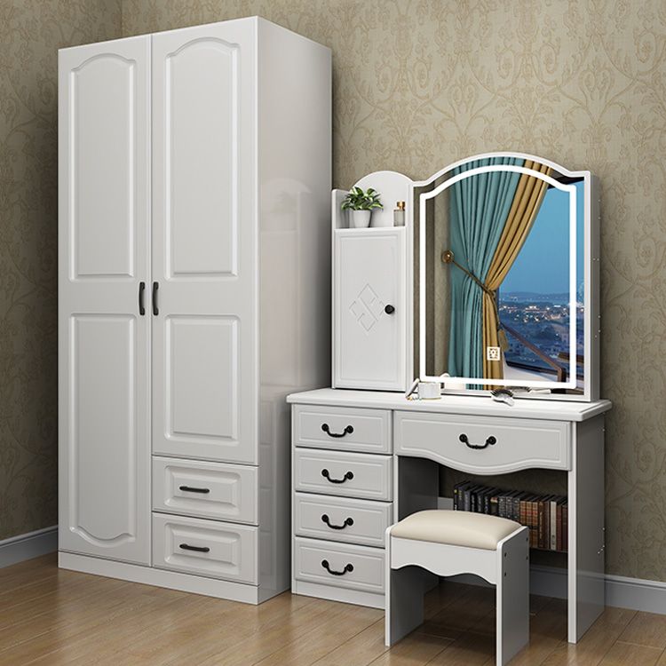 Urban Wardrobe Armoire White Manufactured Wood Youth Armoire