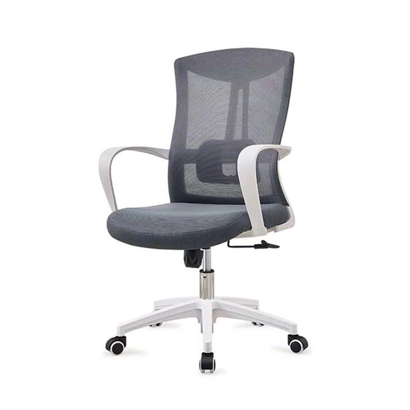 Modern Breathable AirGrid Swivel Chair Microfiber Conference Mid Back Chair