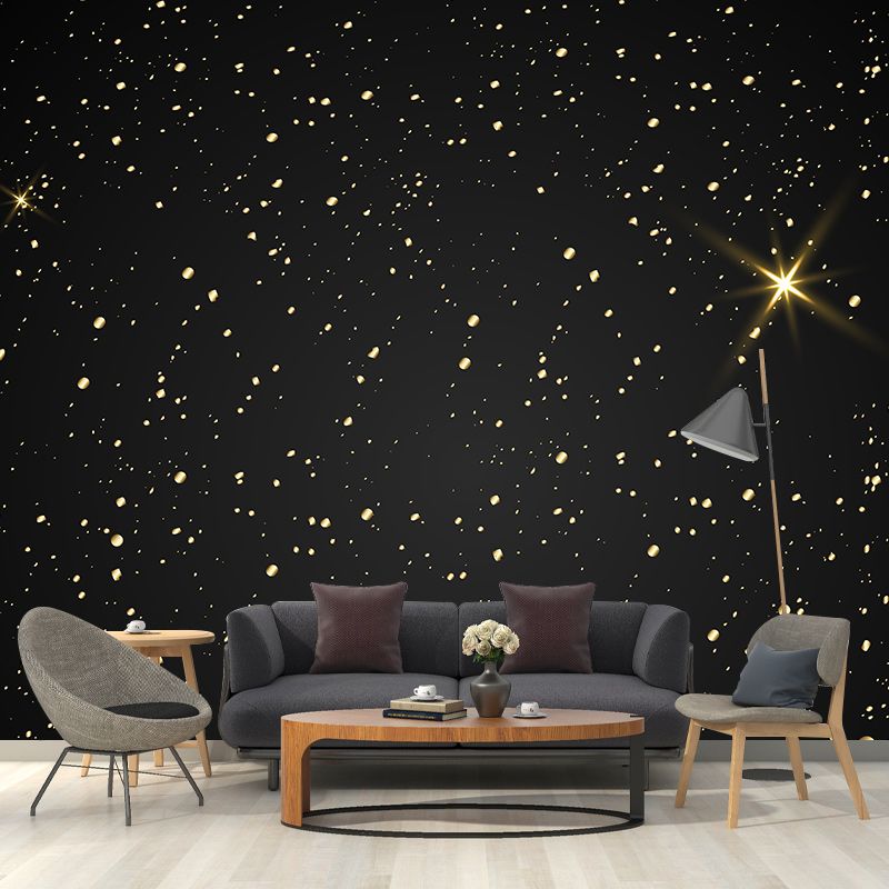 Decorative Illustration Mural Wallpaper Starry Sky Indoor Wall Mural