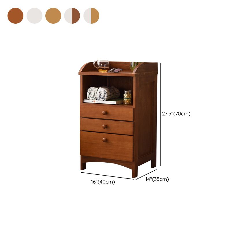 Wooden Bedside Table for Nursery Modern & Contemporary Youth Nightstand