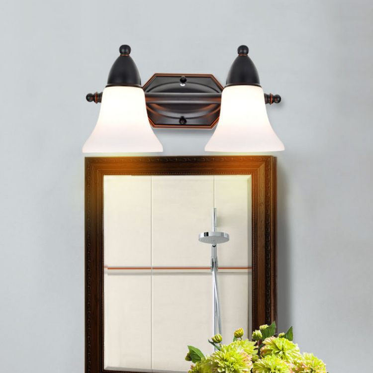 American Style Vanity Light Iron Bell Shape Vanity Lamp for Shower Room