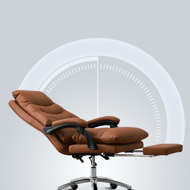 Adjustable Padded Arms Executive Chair Modern High Back Managers Chair