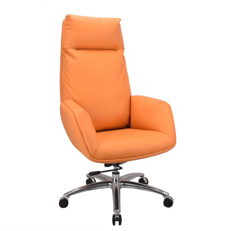 Modern & Contemporary Upholstered Chair Orange Task High Back Chair