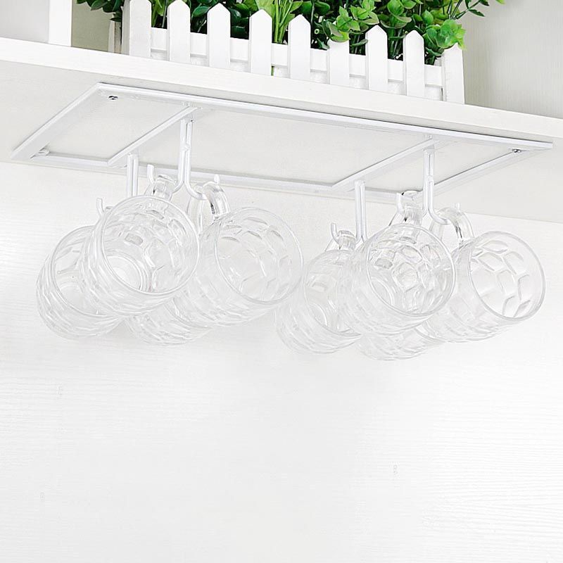 Metal Hanging Glass & Stemware Holder Modern Wine Glass Rack