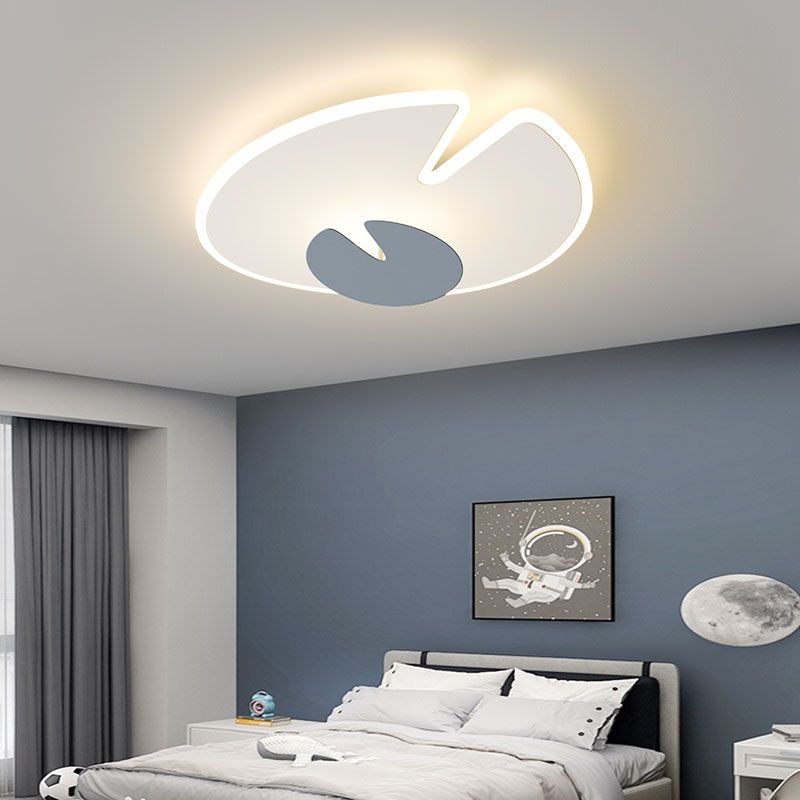 Metal Geometric Shape Flush Mount Light Modern Multi-Lights Flush Mount Ceiling Light