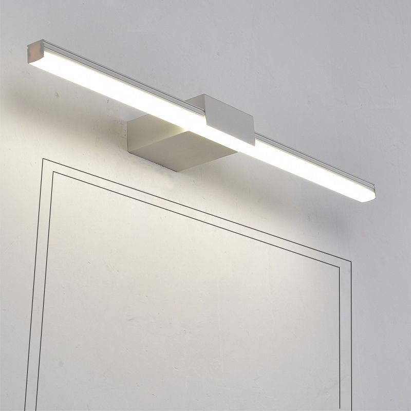 Metal Linear Mirror Wall Light Modern 1-Light Mirror Wall Mount Fixture