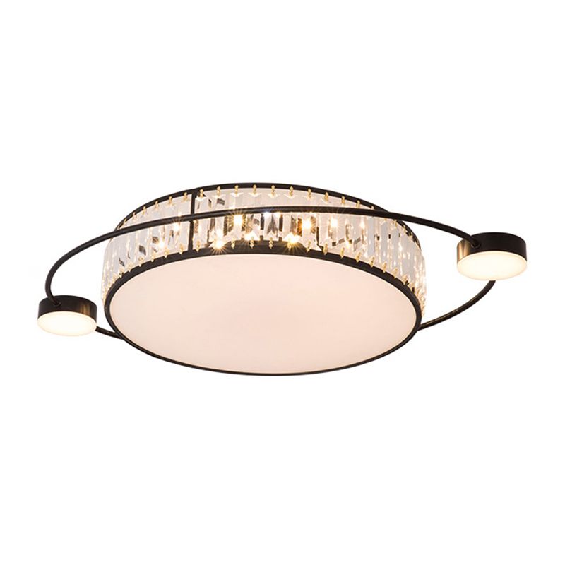 Modern Geometric Ceiling Light Crystal Multiple-Light Flush Ceiling Lights