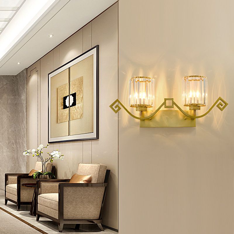 Modern Rectangular Vanity Wall Lights Crystal Vanity Wall Light Fixtures