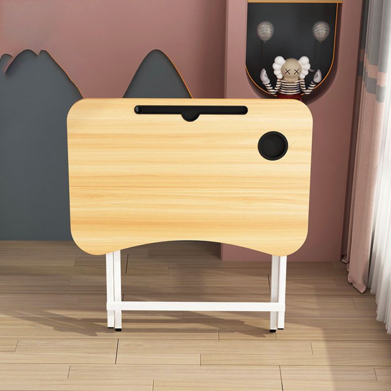 Wooden Top Lap Desk and Chair Kids Writing Desk Metal Base Child Desk