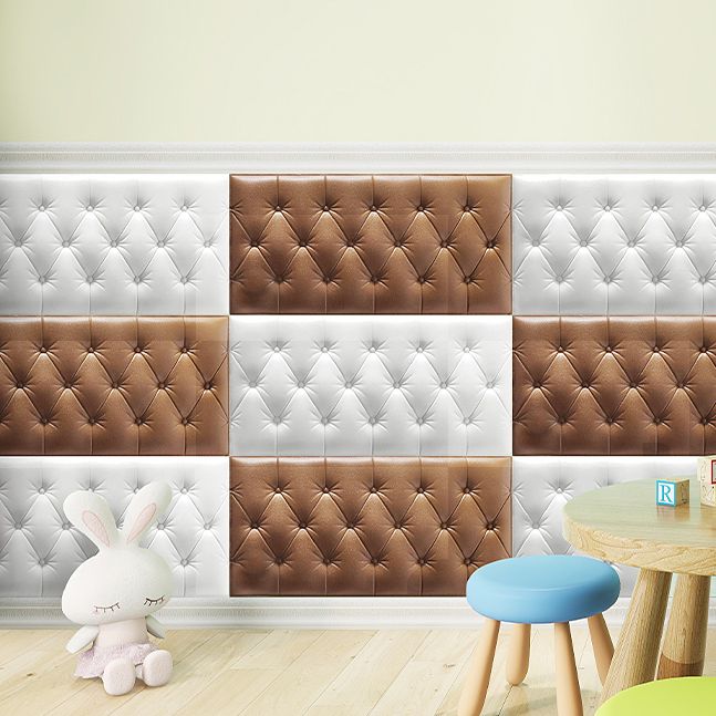 Modern Style Foam Waterproof Wall Paneling Bed Room 3D Wall Paneling with Cushion