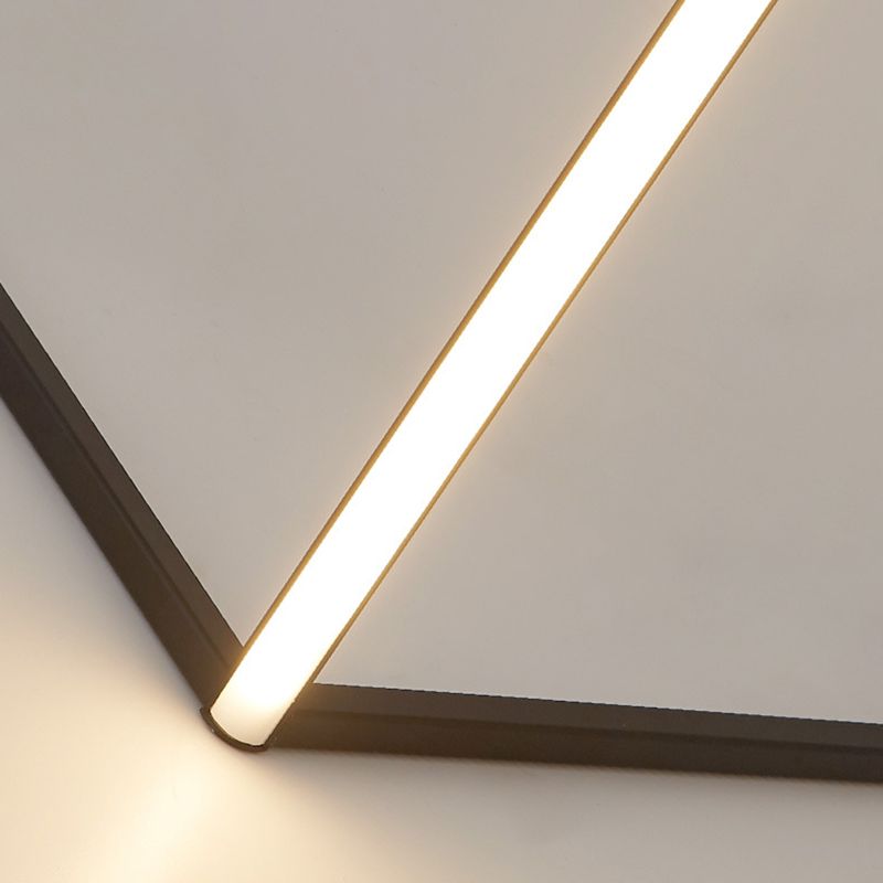 1-Light Floor Light Modern Style LED Floor Standing Light with Acrylic Shade for Bedroom