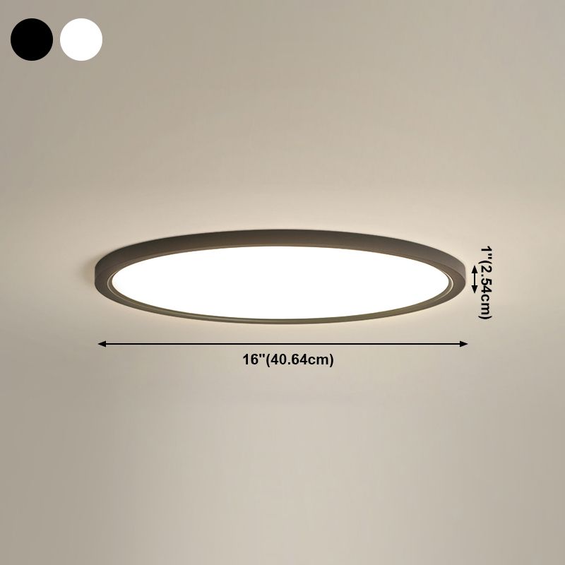 Semplicità Apparecchio di illuminazione a soffitto per montaggio a incasso Luce rotonda a LED montata a soffitto