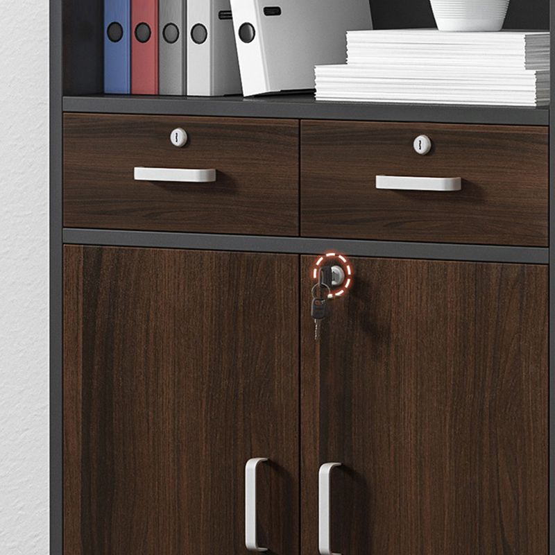 Storage Shelves File Cabinet Wood Contemporary Vertical Locking File Cabinet