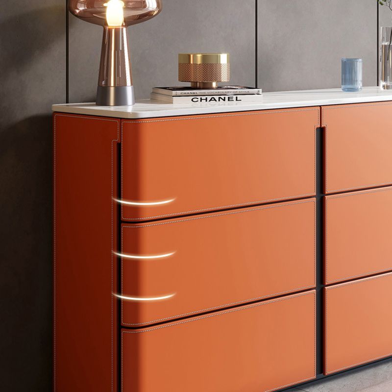 31.5"H Sideboard Modern Style Dining Server with Drawers for Kitchen and Dining Room