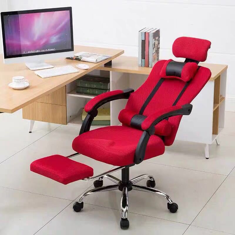 Modern Computer Chair Fixed Arms Chair Ergonomic Mesh Task Chair