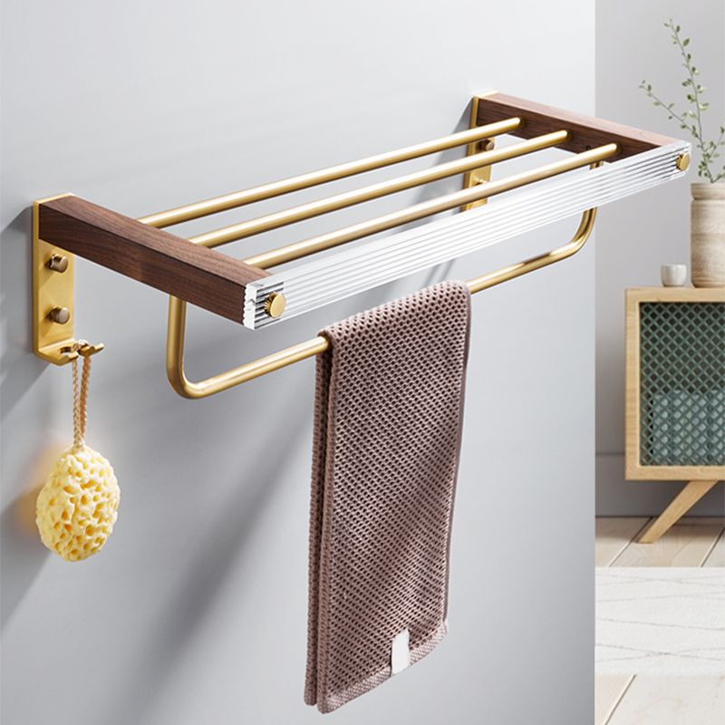 Metal Minimalist Bathroom Accessory as Individual or as a Set in Gold