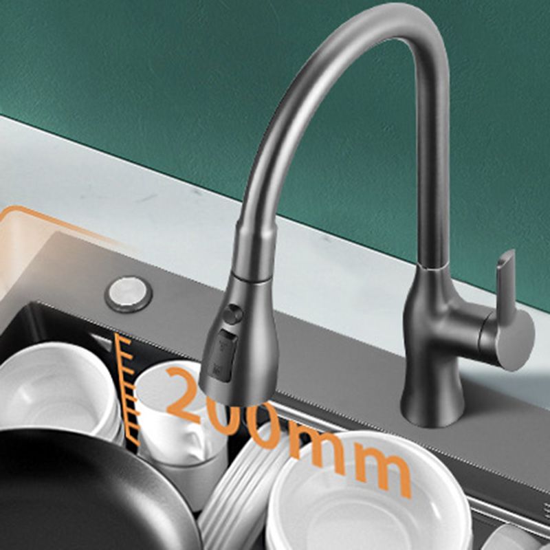 Contemporary Style Kitchen Sink Stainless Steel Kitchen Sink with 3 Holes