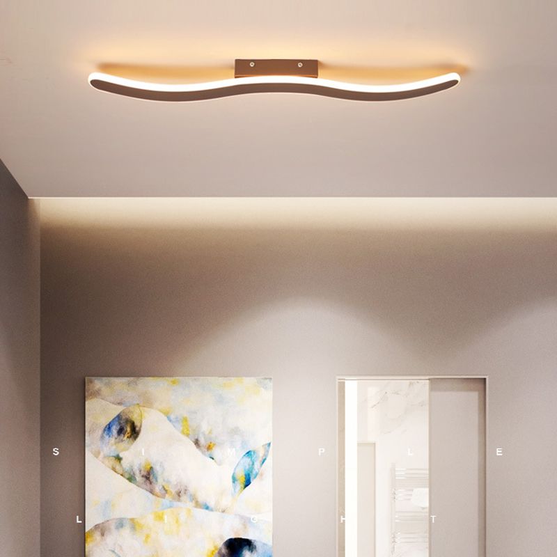 Lineaire vorm muurverlichting moderne stijl metaal 1 lichte sconce licht voor doucheruimte