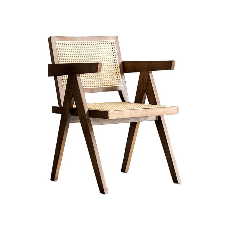 Modern Wood Kitchen and Dining Room Chair Open Back Dining Side Chair