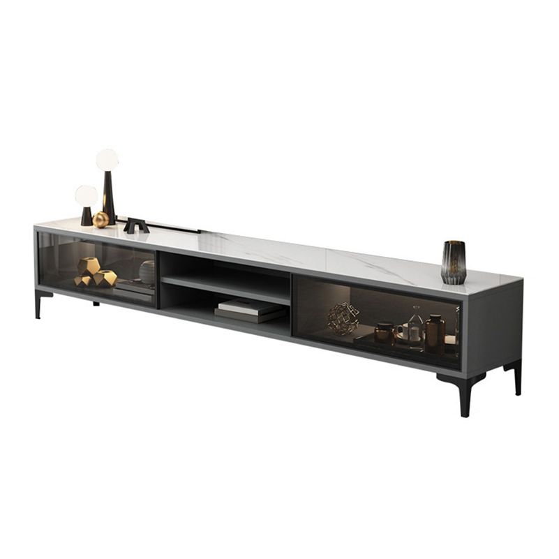 Stone TV Media Console Modern TV Stand Console for Living Room