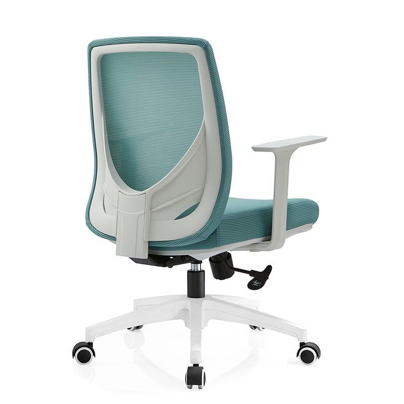 Modern Desk Chair Mesh Computer Chair Mid-Back Chair with Wheels