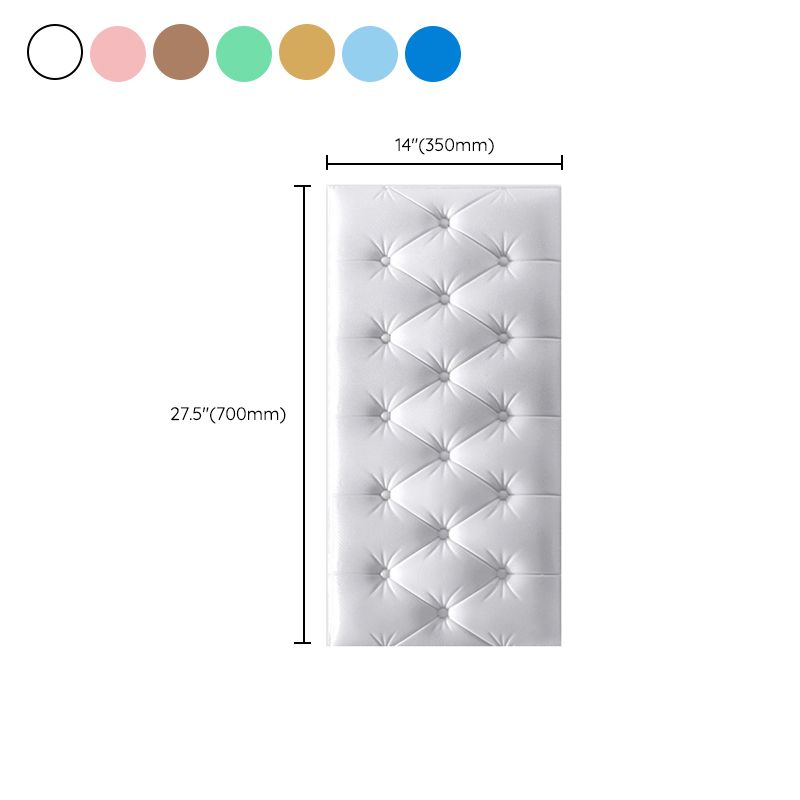 Modern Style Foam Waterproof Wall Paneling Bed Room 3D Wall Paneling with Cushion