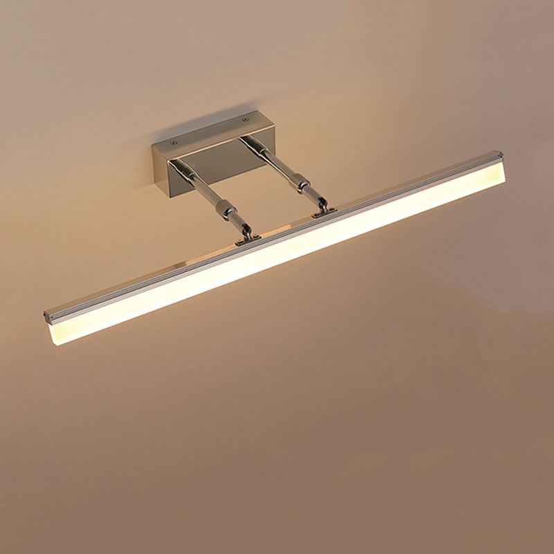 Modern Simple Vanity Light Rectangle Shape Scalable Vanity Lamp for Shower Room