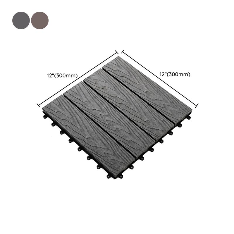 Striped Pattern Decking Tiles Interlocking Tile Kit Outdoor Patio