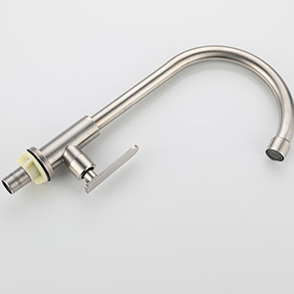 Contemporary Single Handle Kitchen Faucet Pull down 1-Hold  Bar Faucet