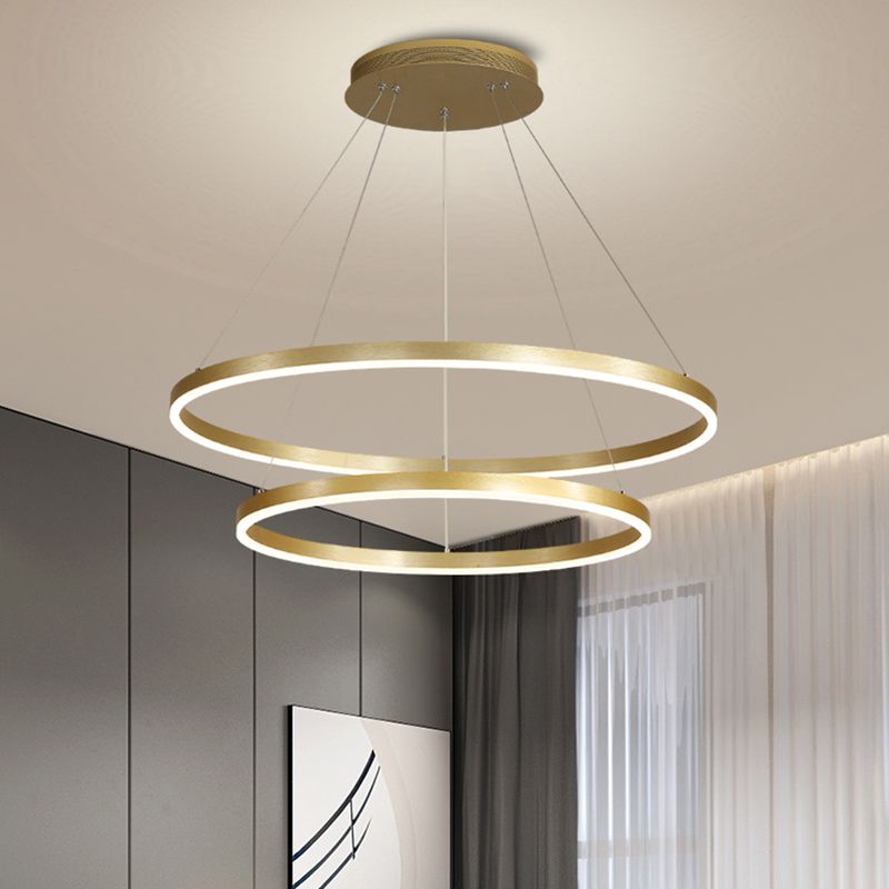 Round Shape Pendant Chandeliers Modern Metal Chandelier Lighting Fixtures