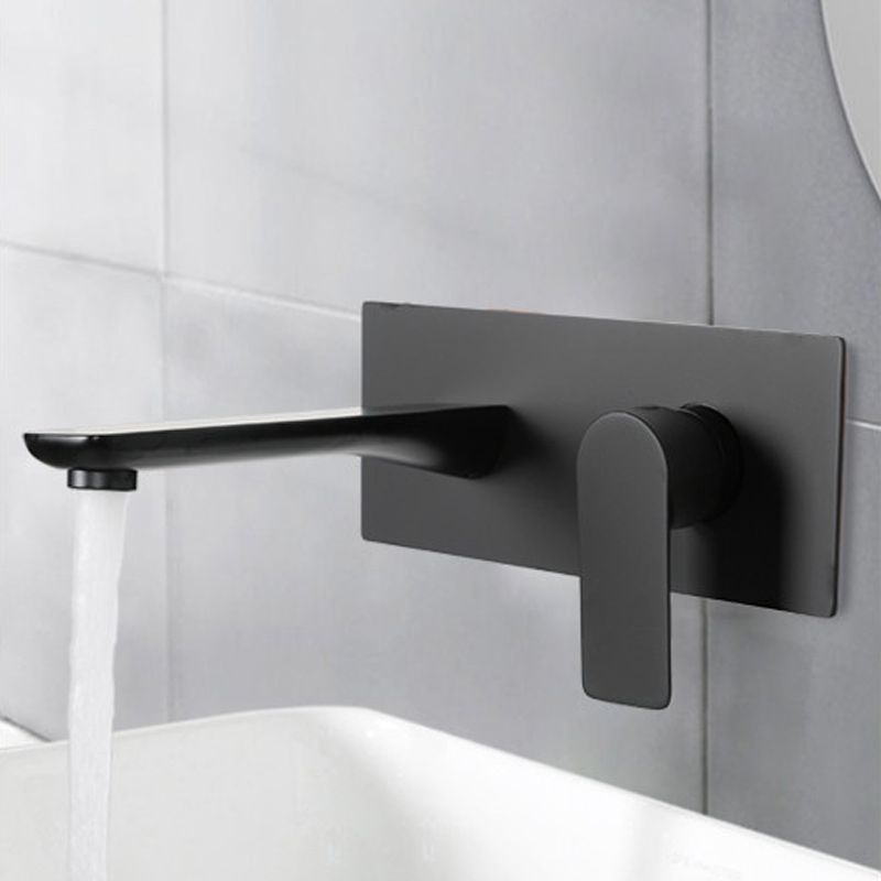 Contemporary Style Faucets Wall Mounted Faucets with Lever Handles