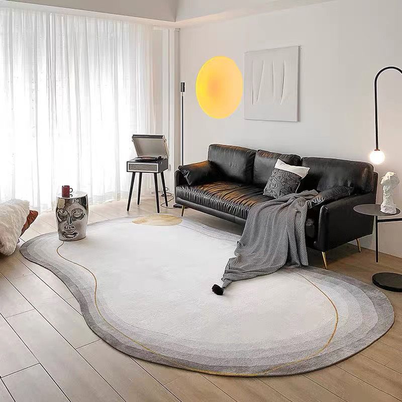 Zeitgenössischer Bereich Teppich Freizeit Neuheit Form Teppich Waschbarer Polyester Teppich für Wohnkultur