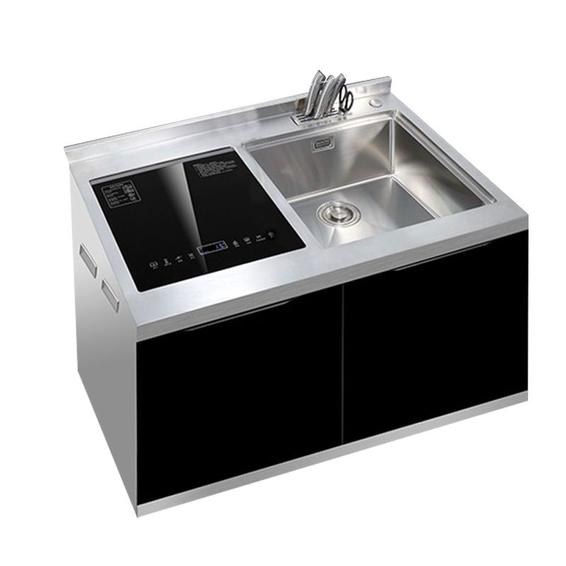 Classic Rectangle Kitchen Sink Stainless Steel Drop-In Friction Resistant Kitchen Sink