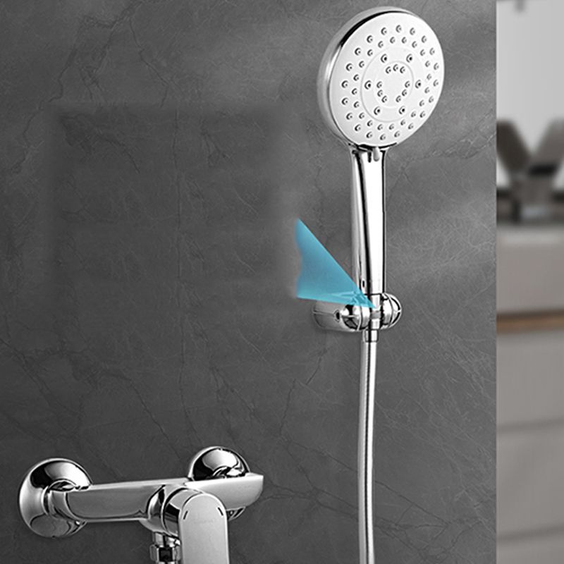 Modern Round Hand Shower 3 Sprays Pattern Wall-Mount Hand Shower