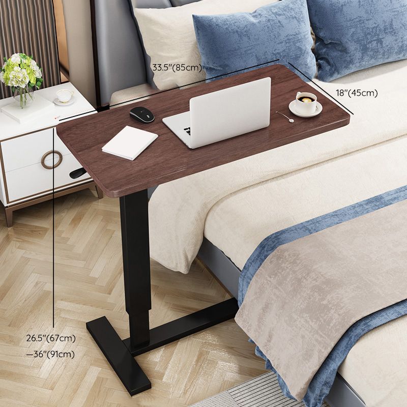 Adjustable Height Bedroom Writing Desk Pedestal Base Office Desk