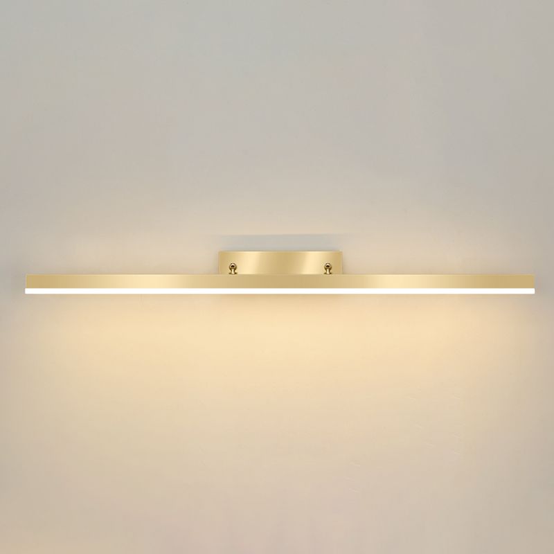 Gold Vanity Wall Light Simple Modern LED Wall Lamp for Bathroom