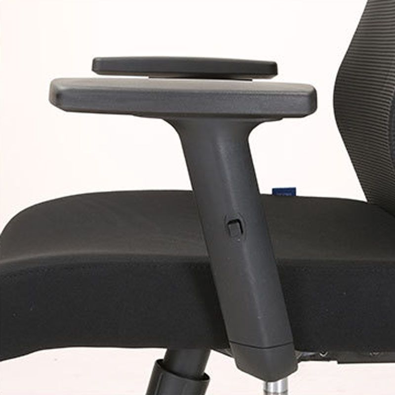 Modern Mesh Computer Chair Mid Back Chair with Wheels No Distressing