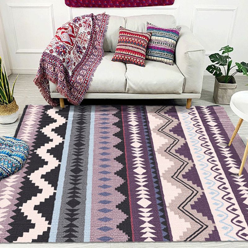 Multicolor Boheems Area Tapijt Polyester Ethnische print Indoor Tapijt Easy Care tapijt voor woonkamer