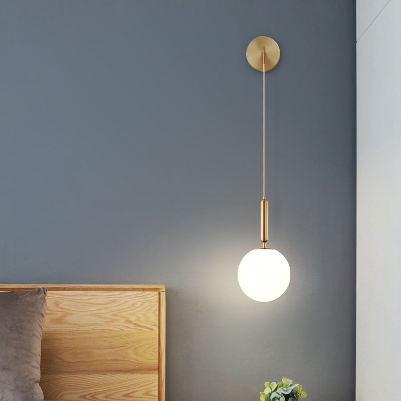 Lampada da parafuga con sfumatura da parafuga per illuminazione a parete in metallo moderno con filo appeso