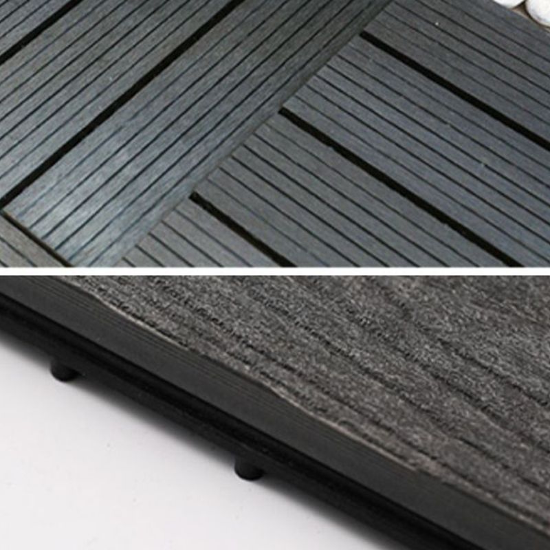 Striped Pattern Decking Tiles Interlocking Tile Kit Outdoor Patio