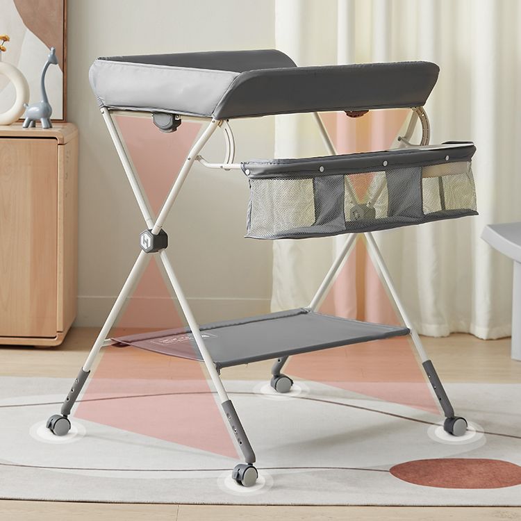 Folding Basket Baby Changing Table Portable Changing Table with Pad