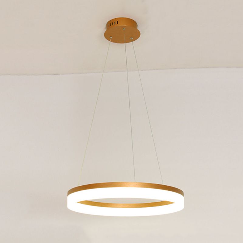 Simple Linear Pendant Lighting Fixture Modern Style Hanging Chandelier for Living Room