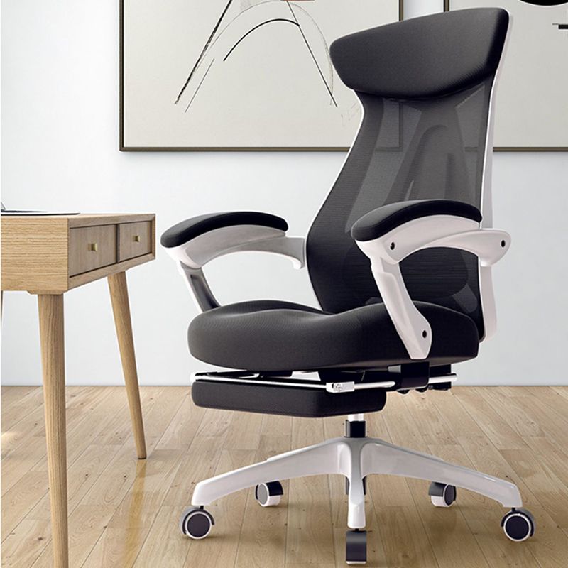 Padded Arms Office Chair No Distressing Tilt Mechanism Ergonomic Slide Chair