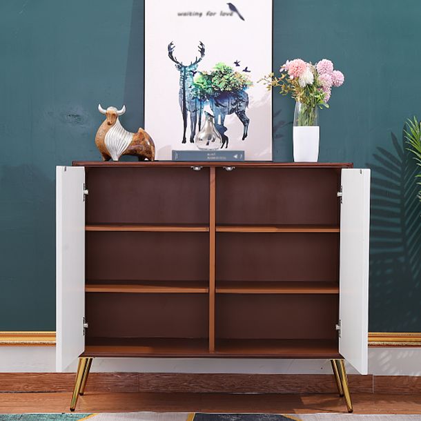 Simple Engineered Wood Sideboard Glam Cabinets Dining Server for Living Room