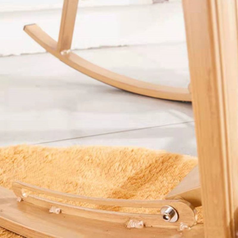 Modern Style Wood Rocking Chair Single Home Lounge Lazy Sofa Chair