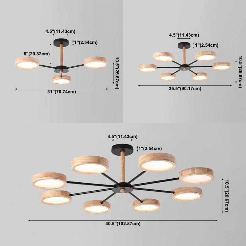 Lustres de la géométrie de style contemporain