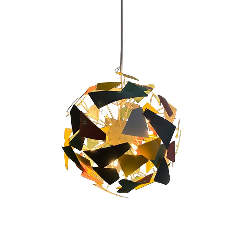 Tarnkugelkugel abheizt Anhänger Licht Metallic Industrial Multi Light Living Room Beleuchtung