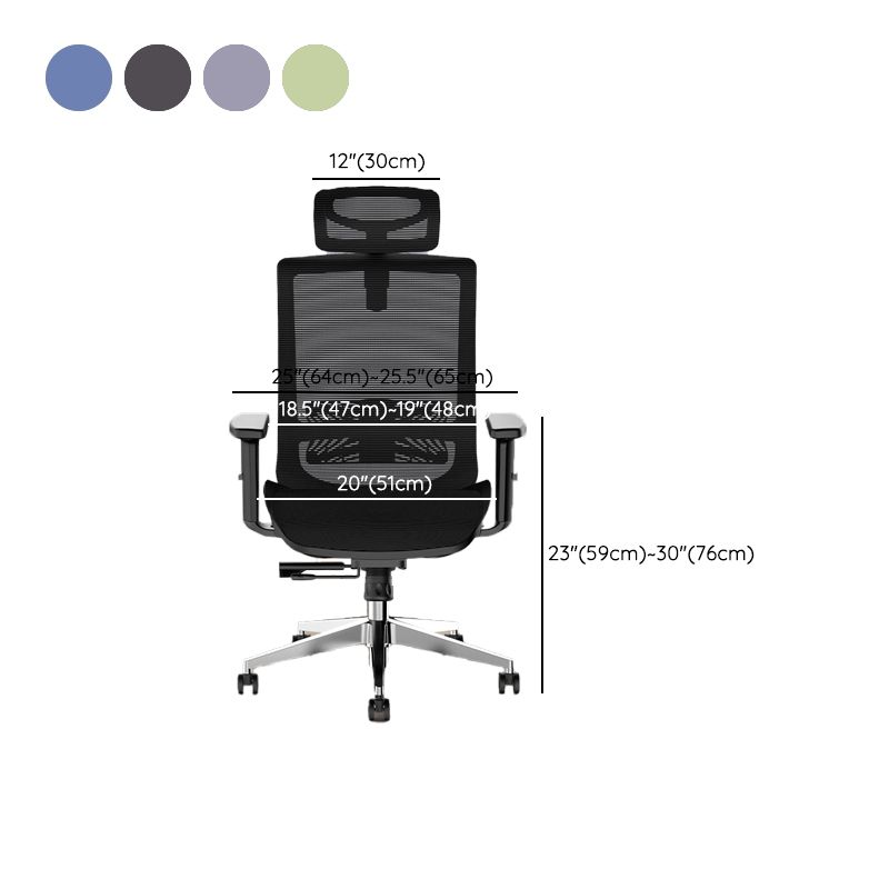 Removable Arms Desk Chair Modern No Distressing Office Chair with Wheels